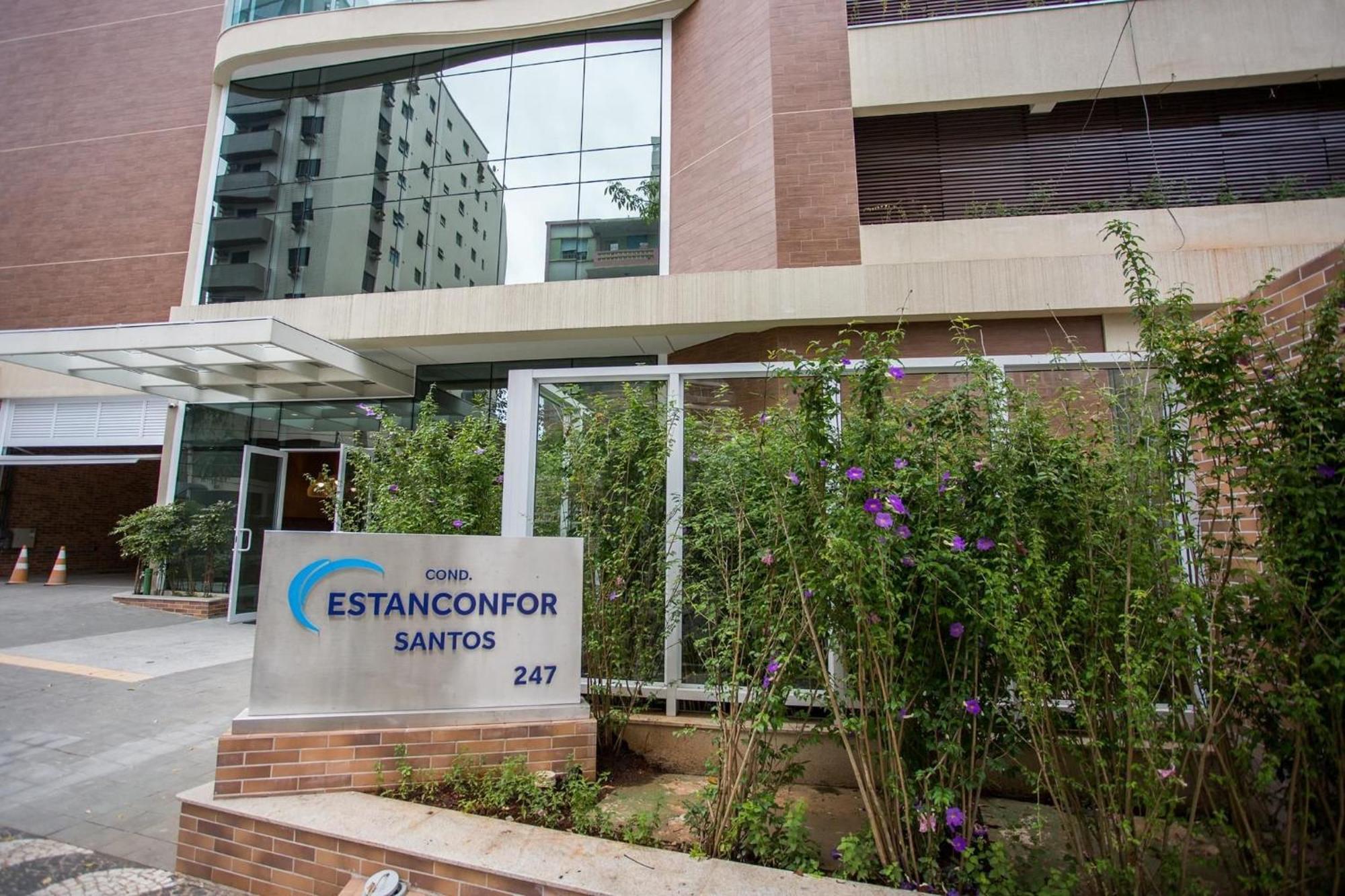 Residencial Estanconfor Com Vista Mar 2 Ac E Garagem Apartment Santos  Exterior photo