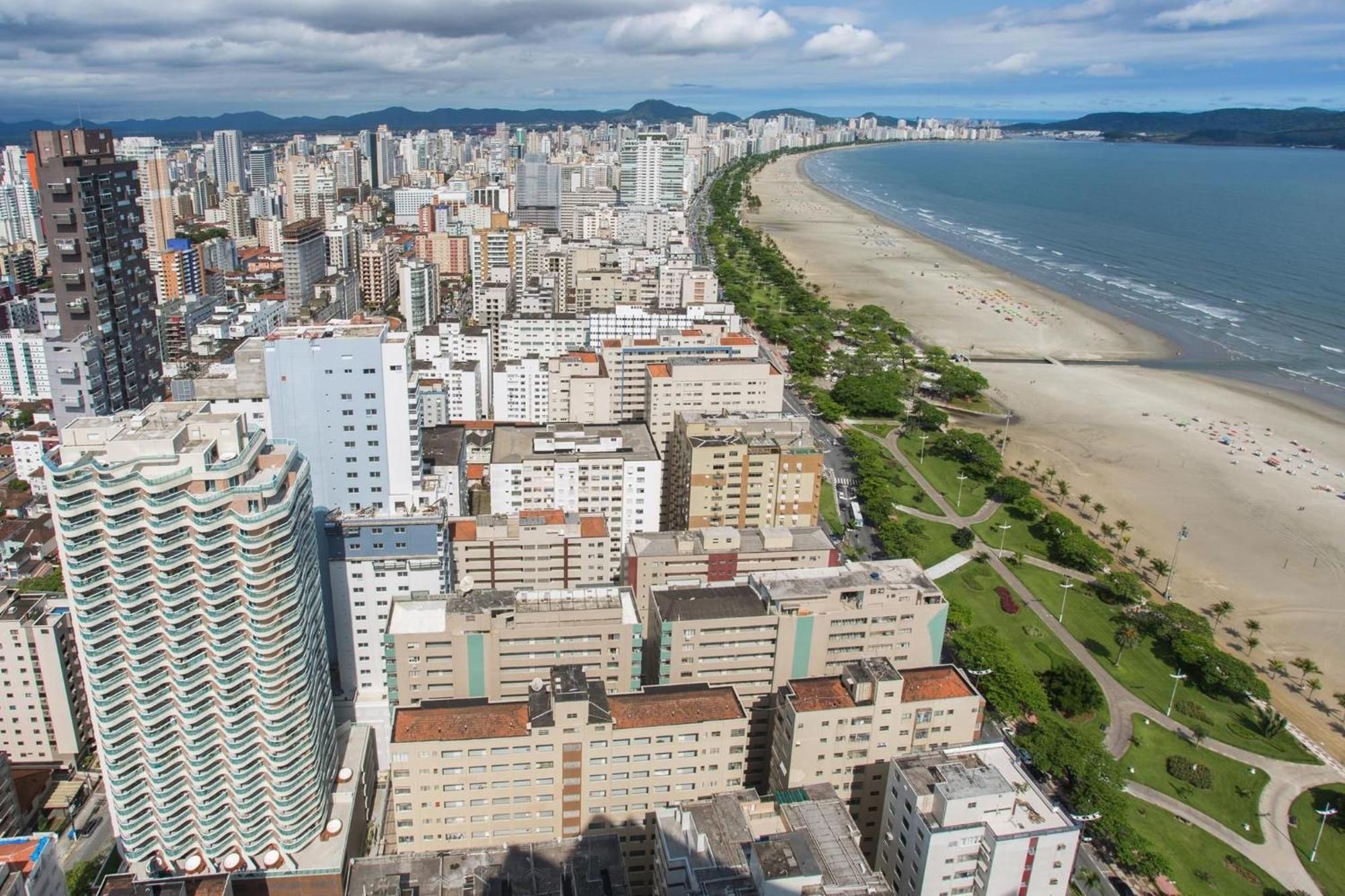 Residencial Estanconfor Com Vista Mar 2 Ac E Garagem Apartment Santos  Exterior photo